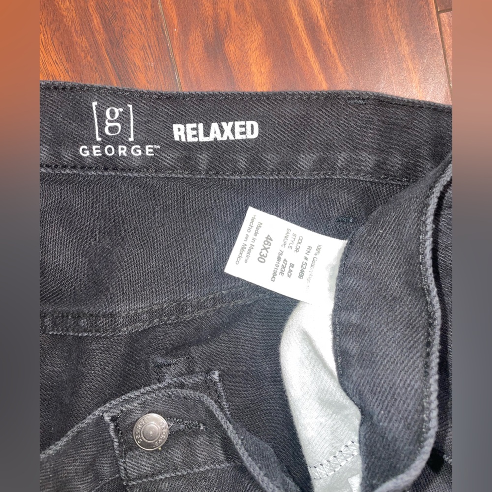 George Black Denim Relaxed Fit Jorts